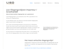Tablet Screenshot of liso.nl